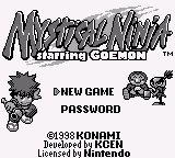 Mystical Ninja Starring Goemon (USA) (SGB Enhanced)